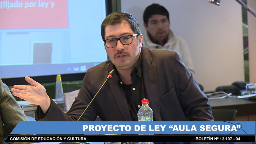 Académico Gonzalo Muñoz expuso en Comisión de Educación del Senado