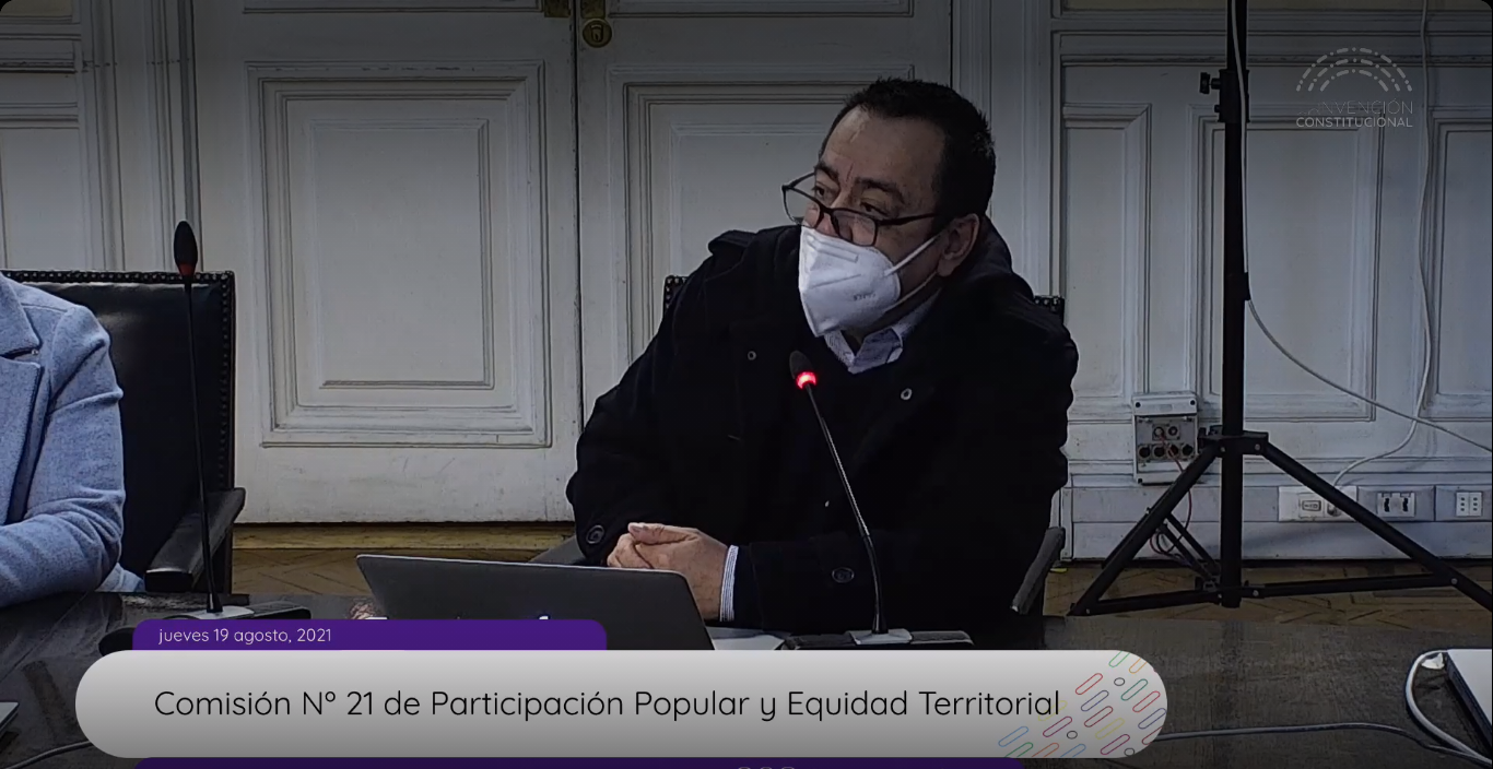 Académico Claudio Fuentes presenta ante Comisión de Participación Popular de la Convención Constitucional
