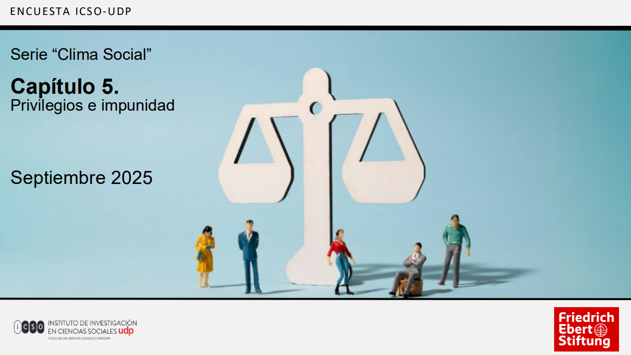 Encuesta ICSO UDP Septiembre 2025, Serie Clima Social: ¿Boleta o factura?: el privilegio y el pituto le ganan al mérito