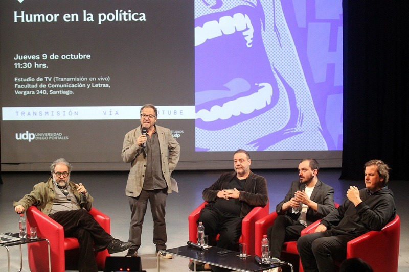 Democracia UDP e Instituto de Estudios Humorísticos realizan seminario sobre humor y política