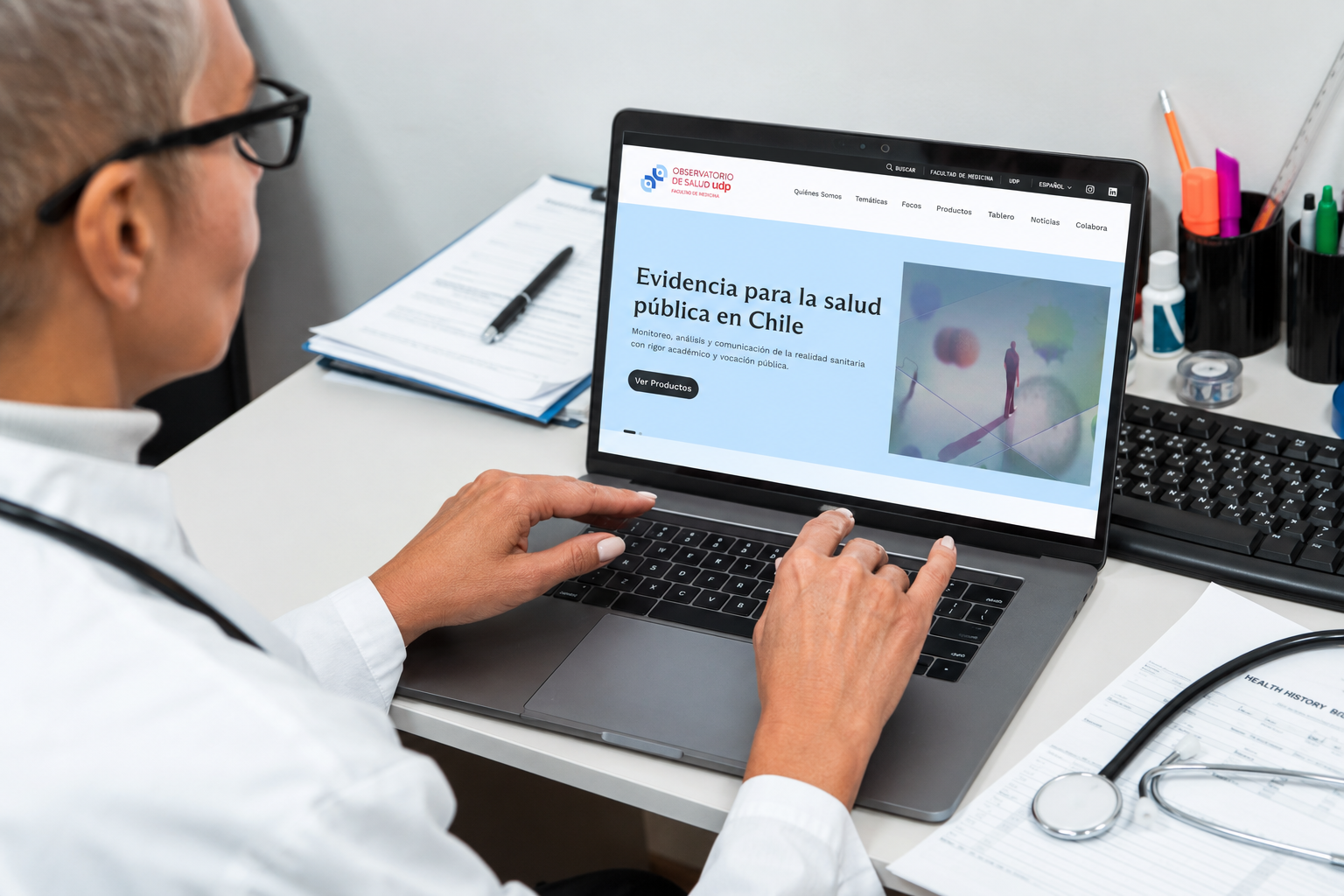 Facultad de Medicina lanza sitio web del Observatorio de Salud UDP